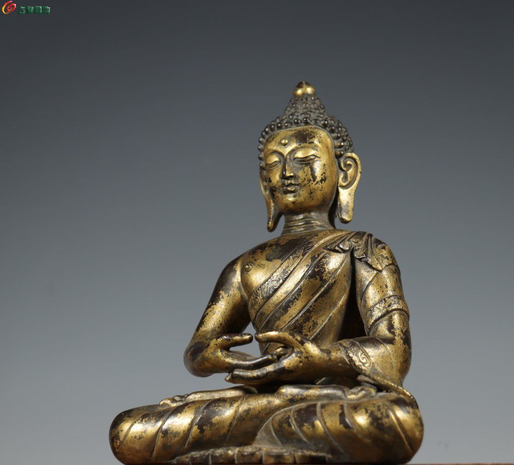 旧藏 铜鎏金 泥金阿弥陀佛2.jpg