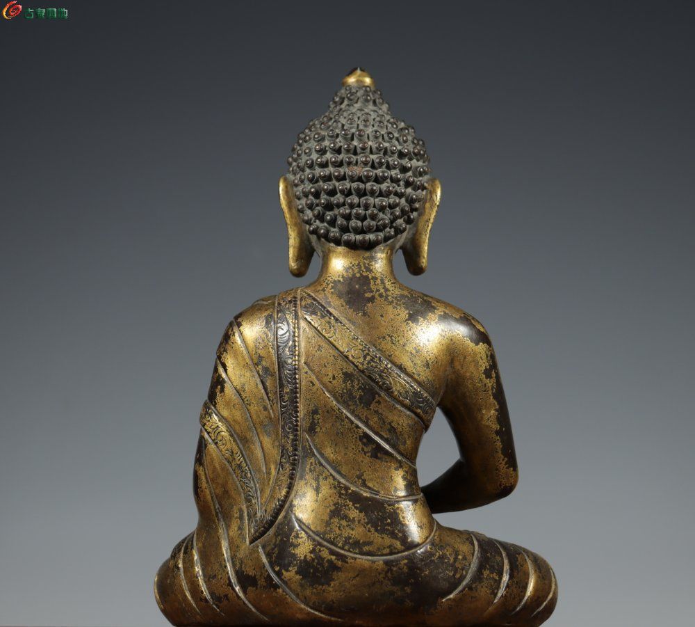 旧藏 铜鎏金 泥金阿弥陀佛5.jpg