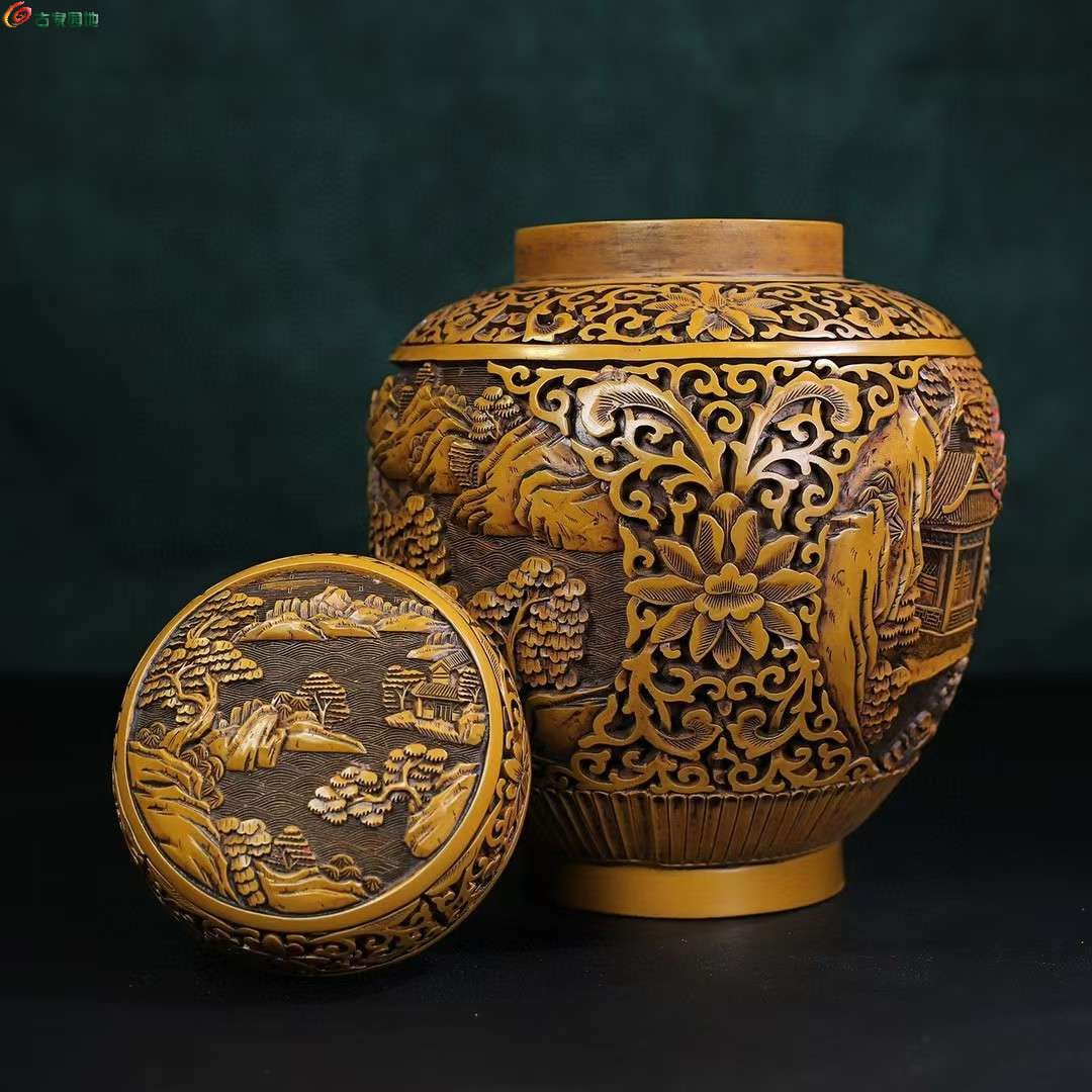 旧藏剔黄漆器山水图罐6.jpg