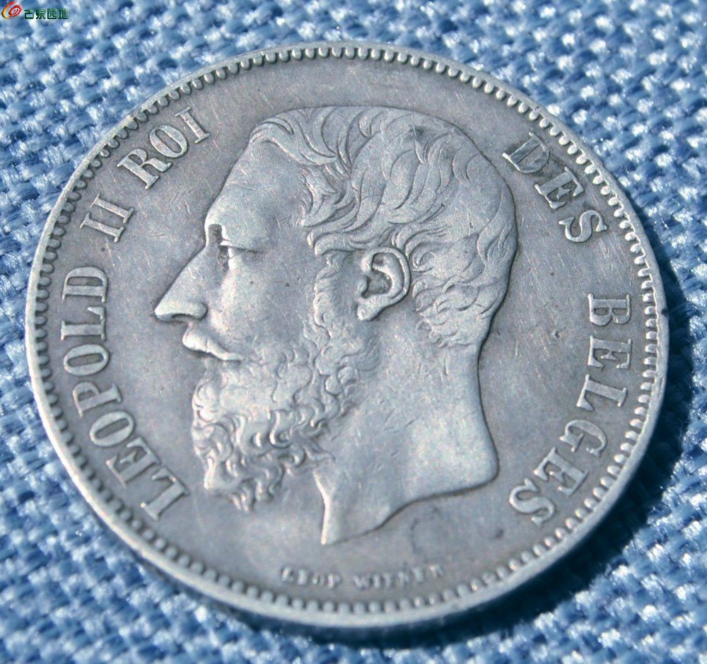 美品1873年比利时25克面皇冠雄狮5法郎大银圆局5.jpg