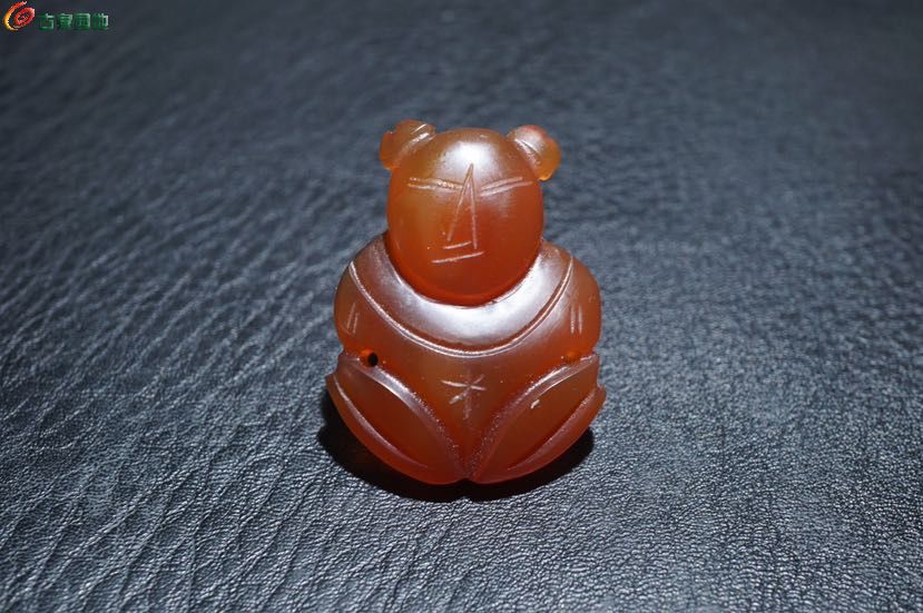 明清老玛瑙童子帽花配饰1.jpg