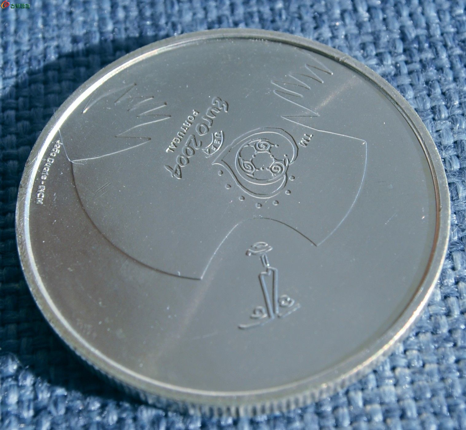 美品带光葡萄牙2004年欧洲足球锦标赛8欧元纪念银币局2.jpg