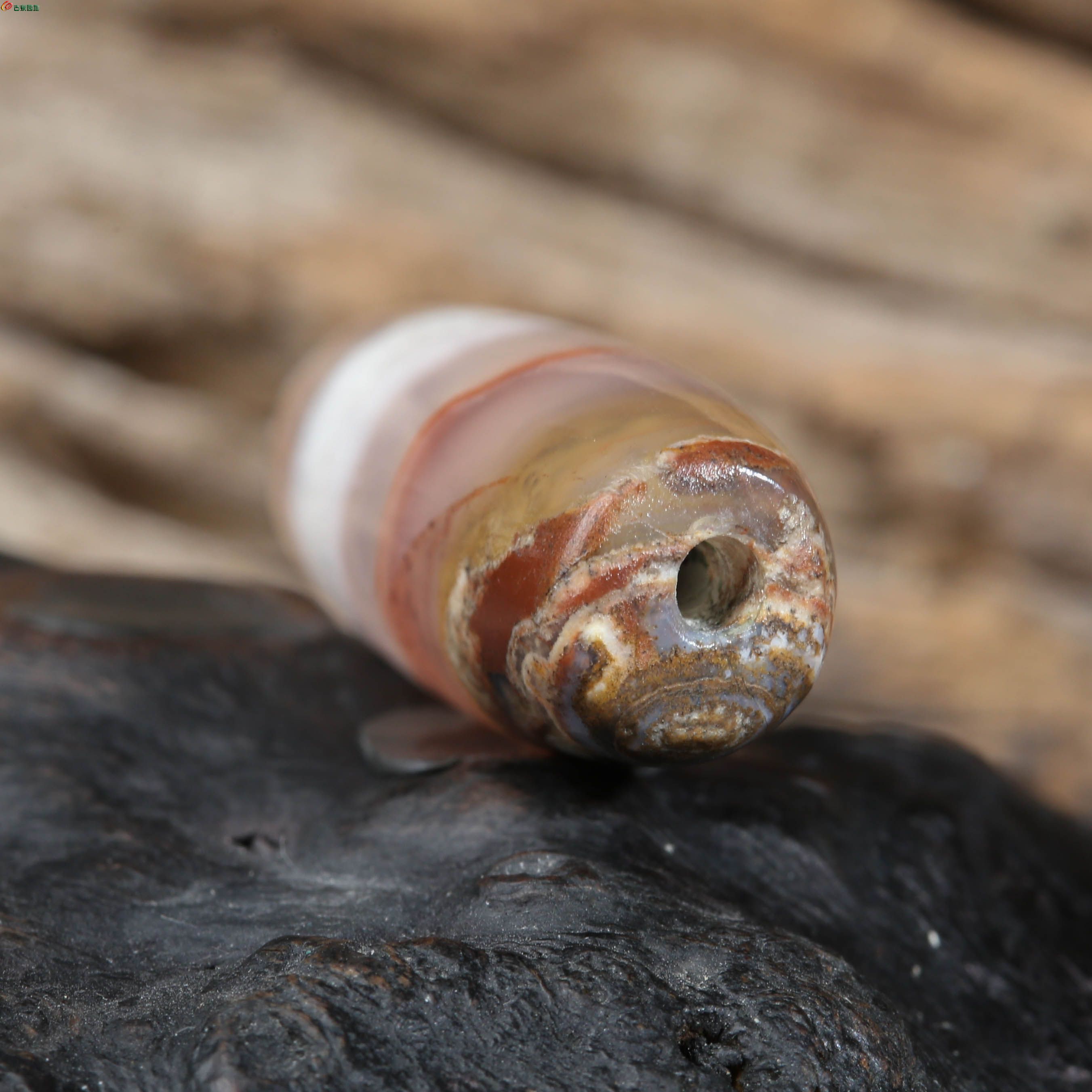 大尺寸！千年阿契美尼德缠丝玛瑙管珠6.jpg