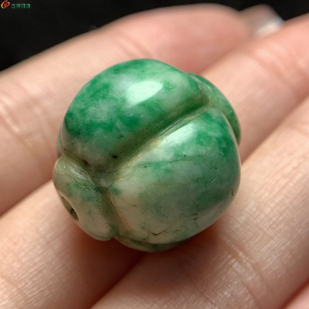 百年正经特满绿老翠满工全品无伤老珠子美品老玛瑙2.jpg