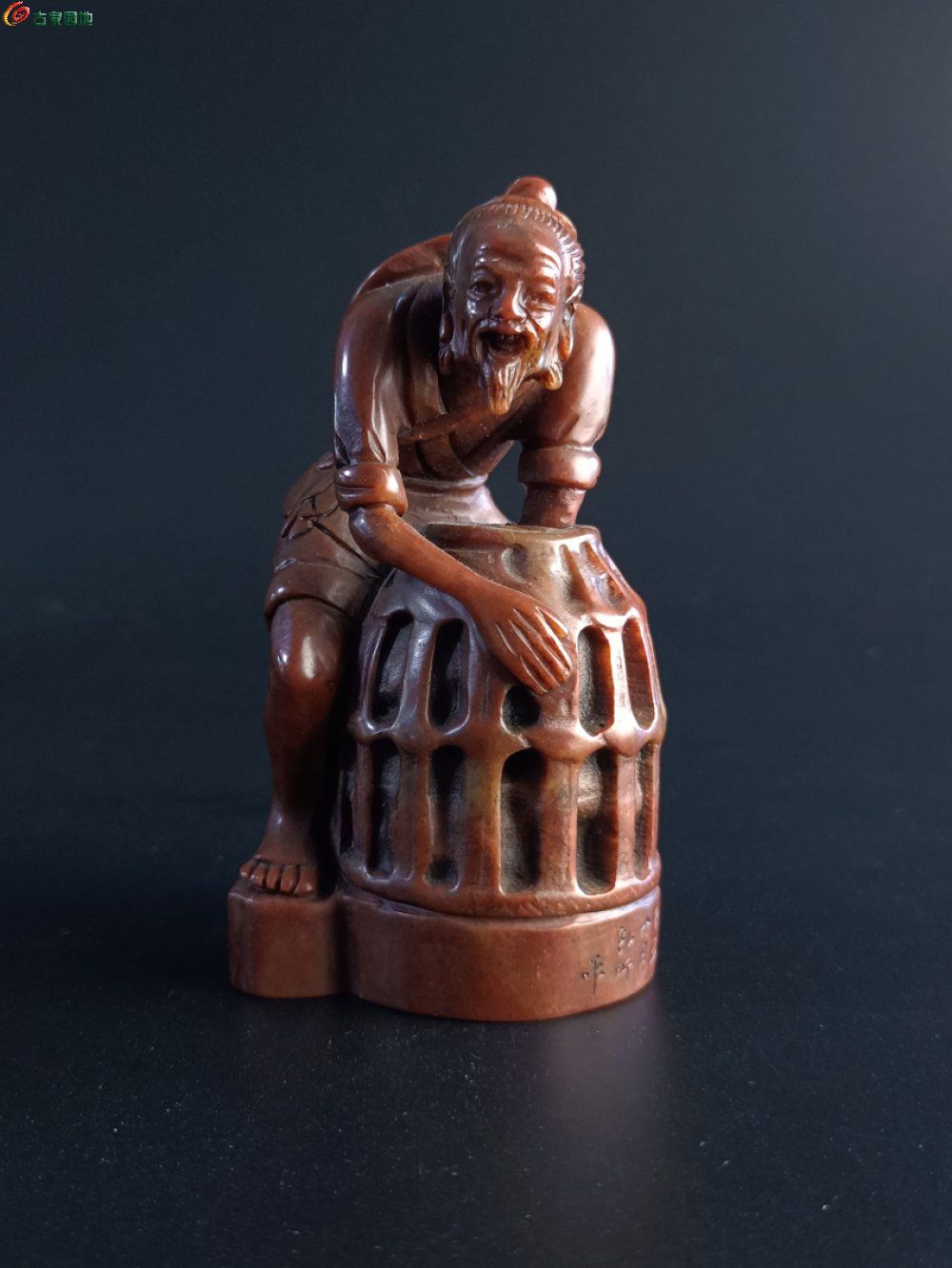 寿山石 &nbsp;名家 &nbsp;渔翁得利印章410- (1).jpg