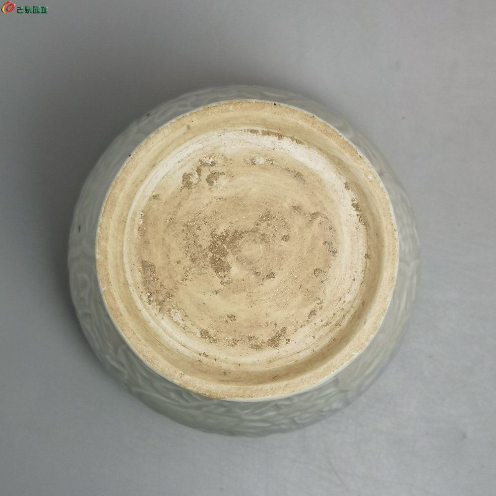 湖田窑 仙鹤花卉纹影青盖罐5.jpg
