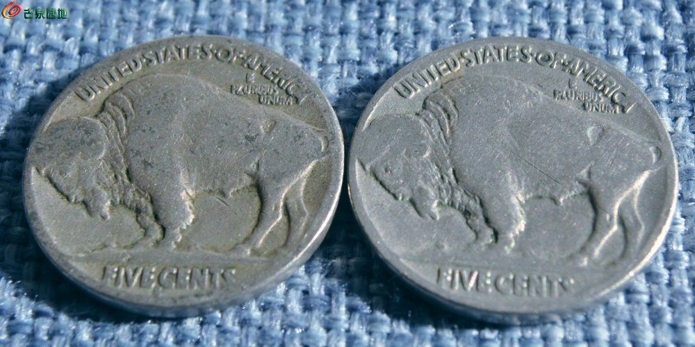 1921年和1935年印第安人背野牛5分硬币2枚1局4.jpg