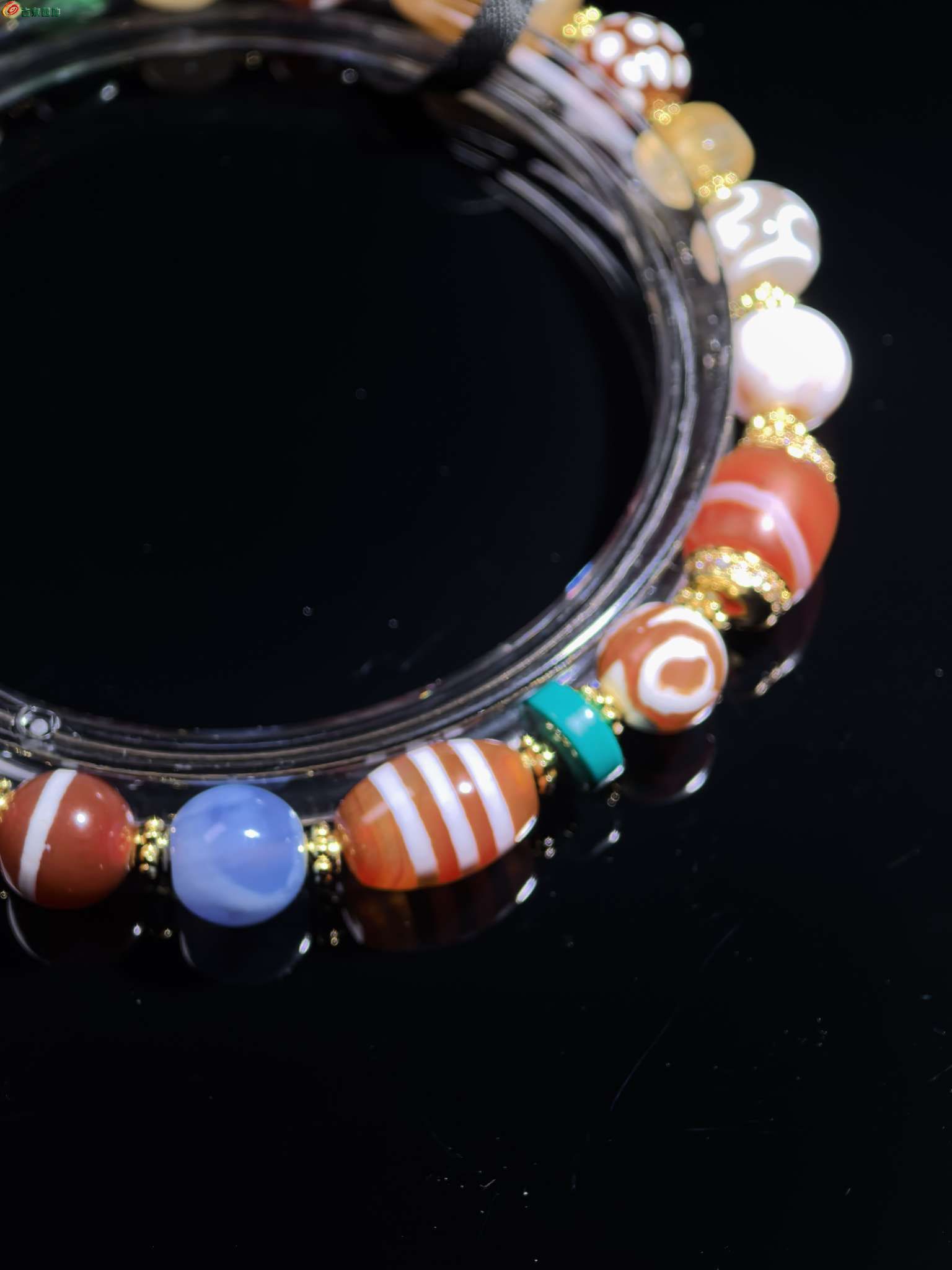西亚各种珠子天珠缠丝等多宝古珠时尚手链C款7.jpg