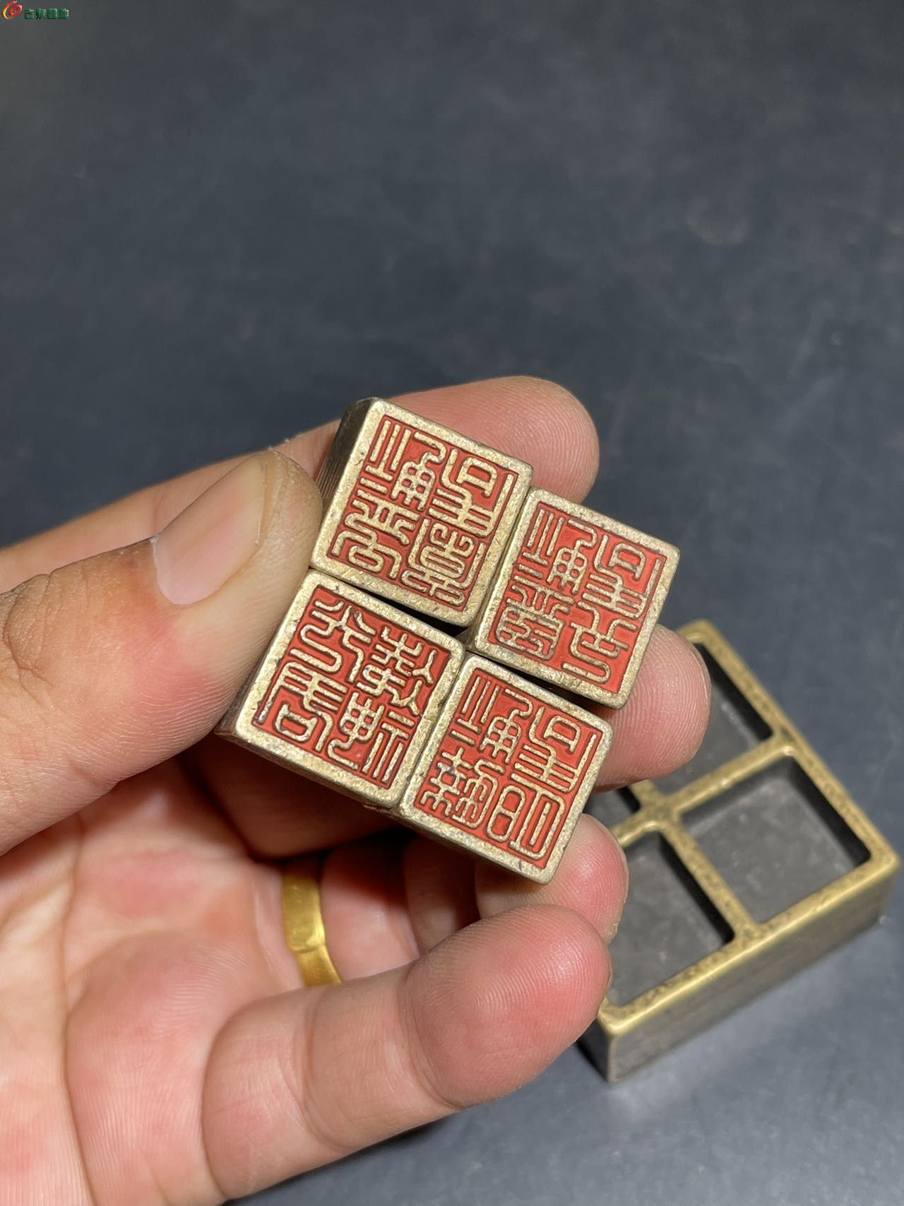 道教四灵铜印章 套印一组6.jpg