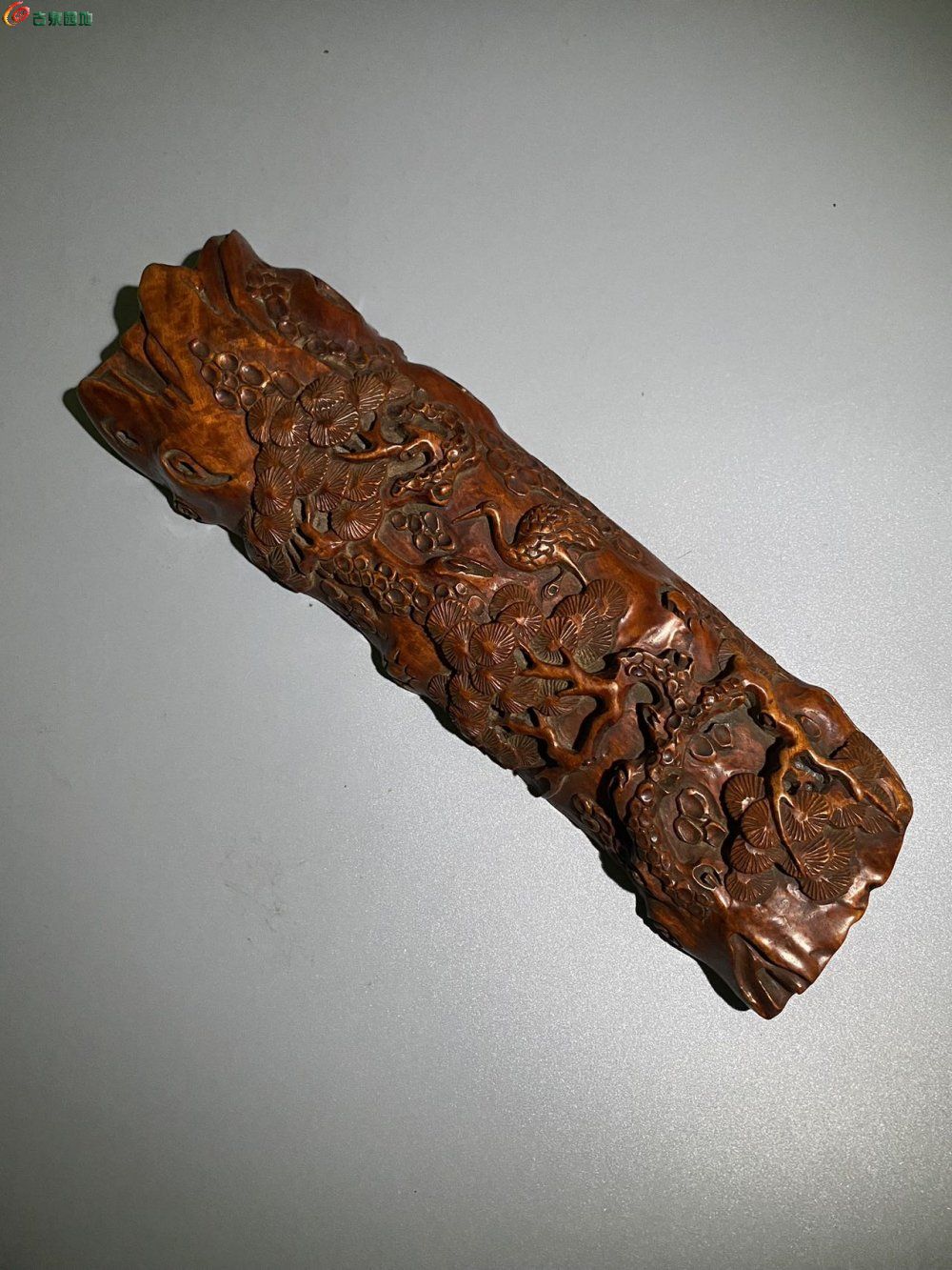 珍藏重工黄花梨镇纸臂搁摆件6.jpg