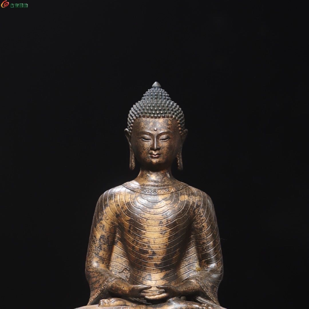 精品典藏铜胎铜鎏金释迦牟尼佛像造像2.jpg