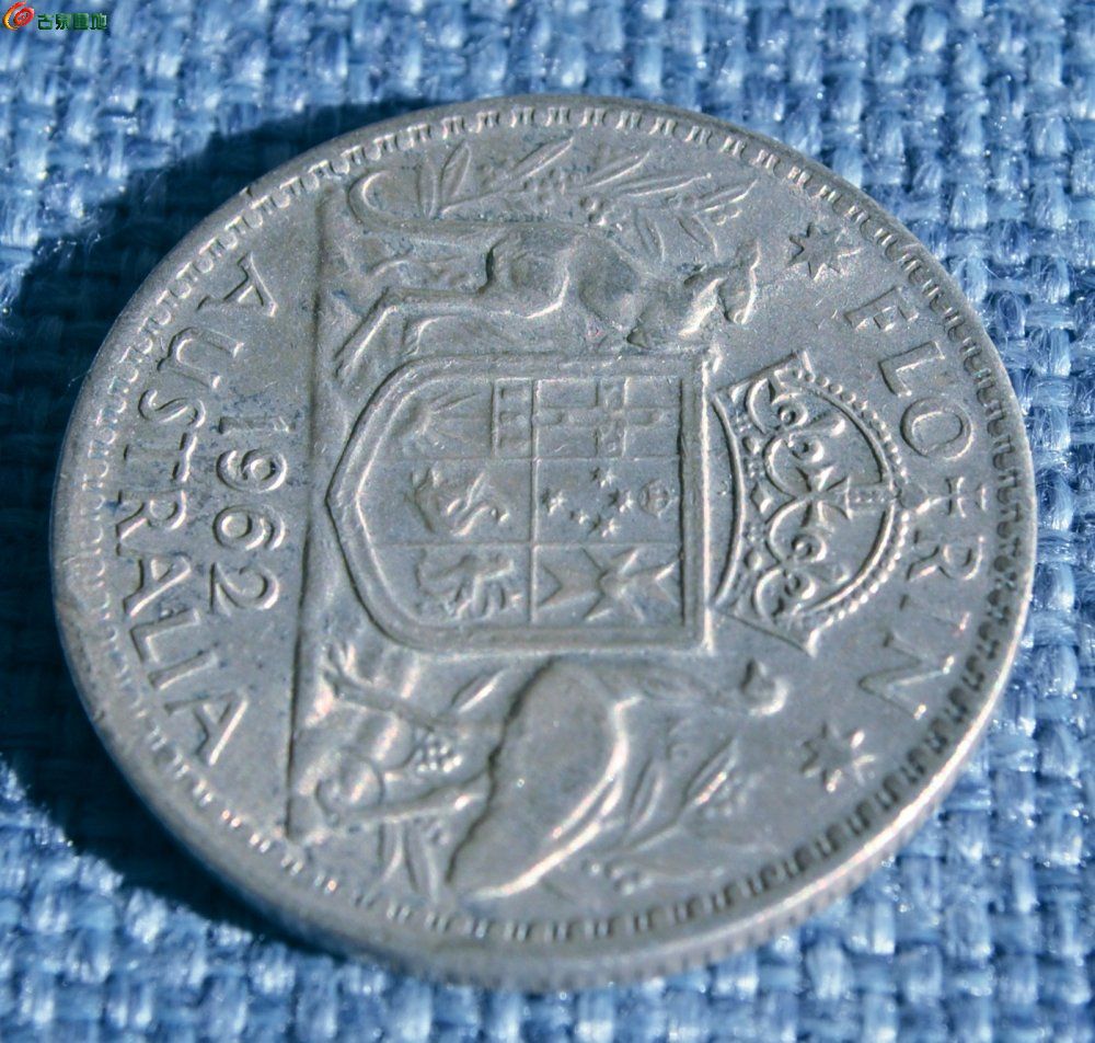 11克1962年澳大利亚袋鼠鸵鸟1弗罗林银币1局2.jpg