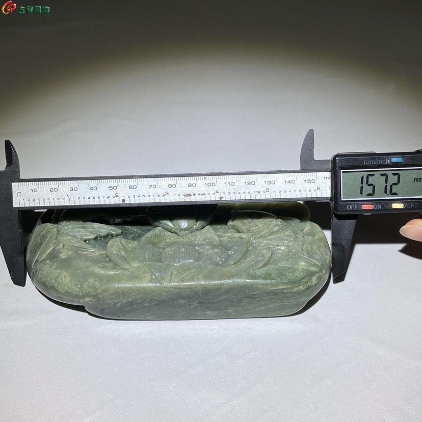 和田玉老玉翠青连年有余摆件8.jpg