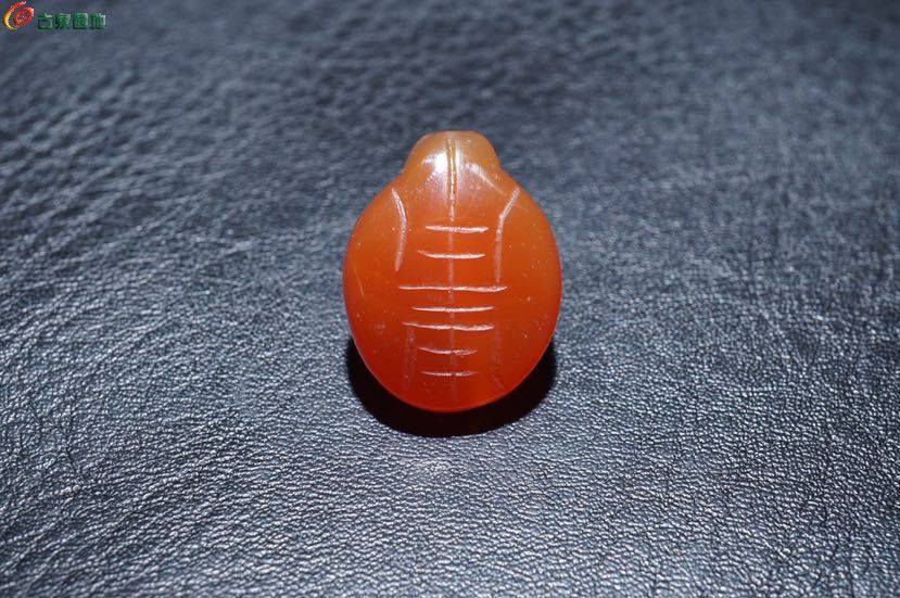 明清老玛瑙通天孔龙龟挂件2.jpg