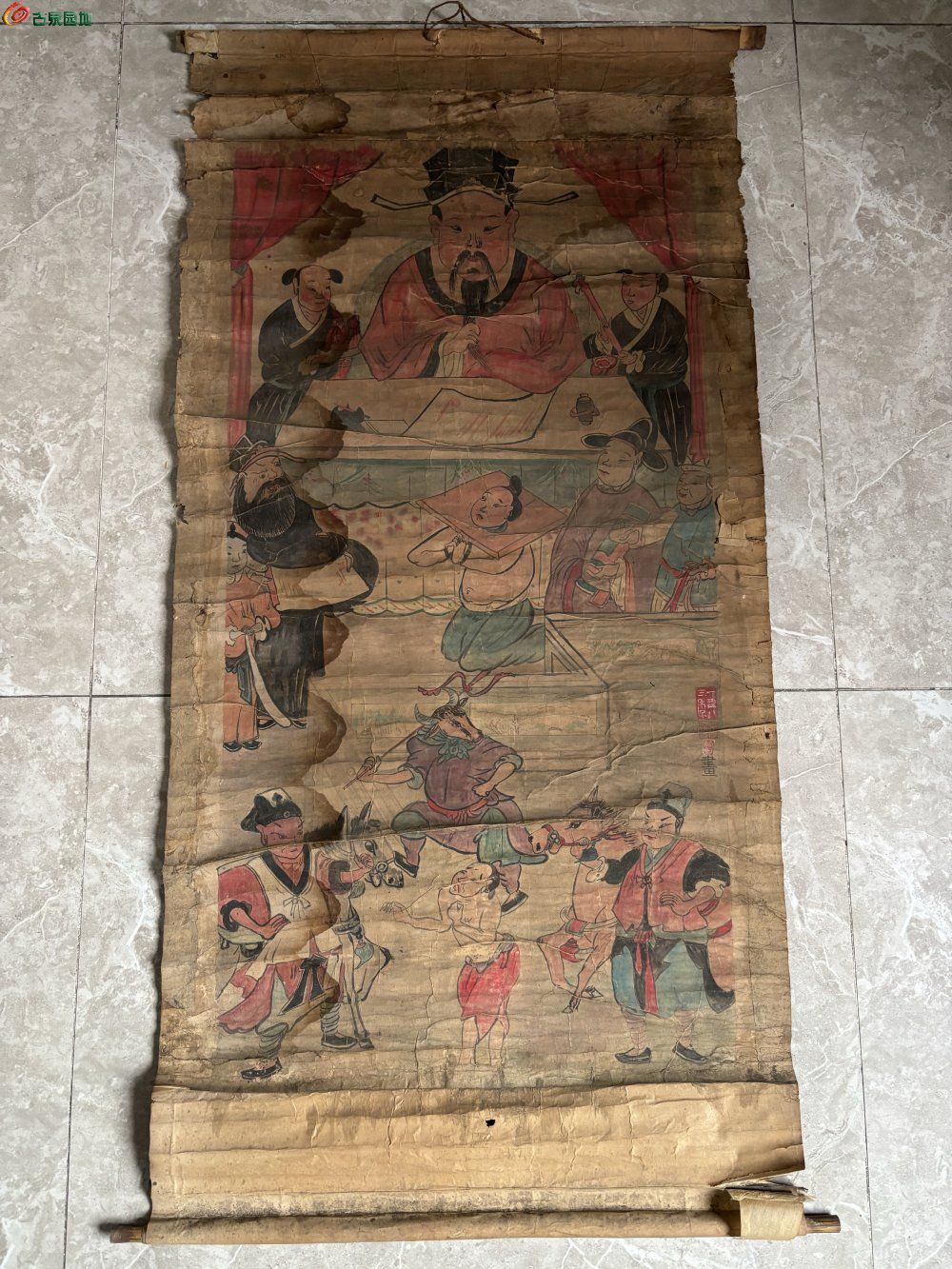 道教纸轴水陆神仙画1.jpg