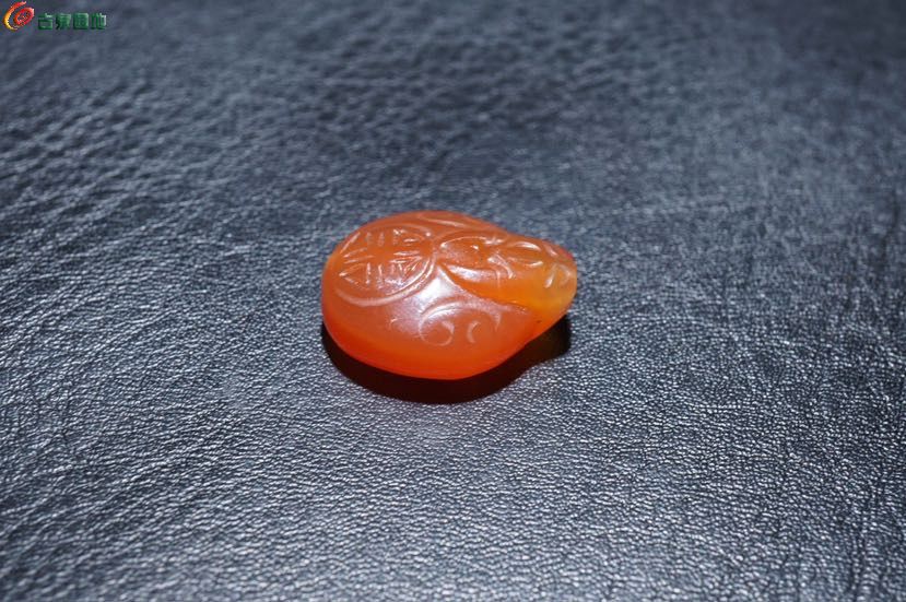 明清老玛瑙通天孔龙龟挂件3.jpg