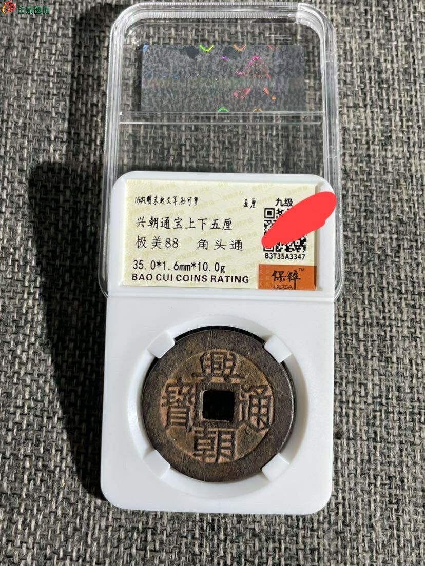 A1691 興朝通寳 背五厘 大型銭 直径34mm重さ10g - 通販 - gofukuyasan.com