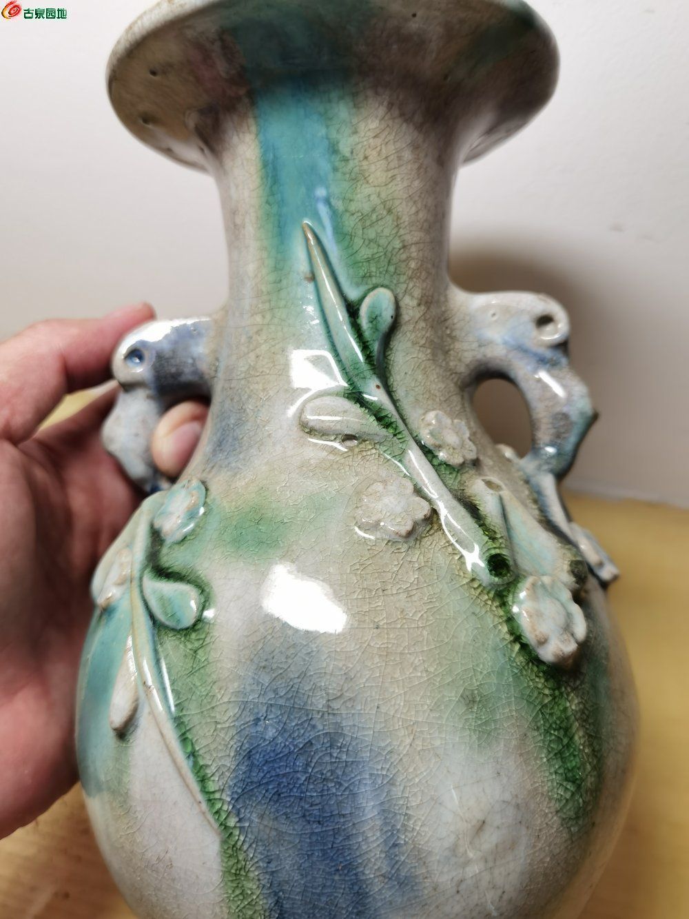 漂亮的清代石湾花瓶和水仙盆- 历代陶器瓷器- 古泉社区