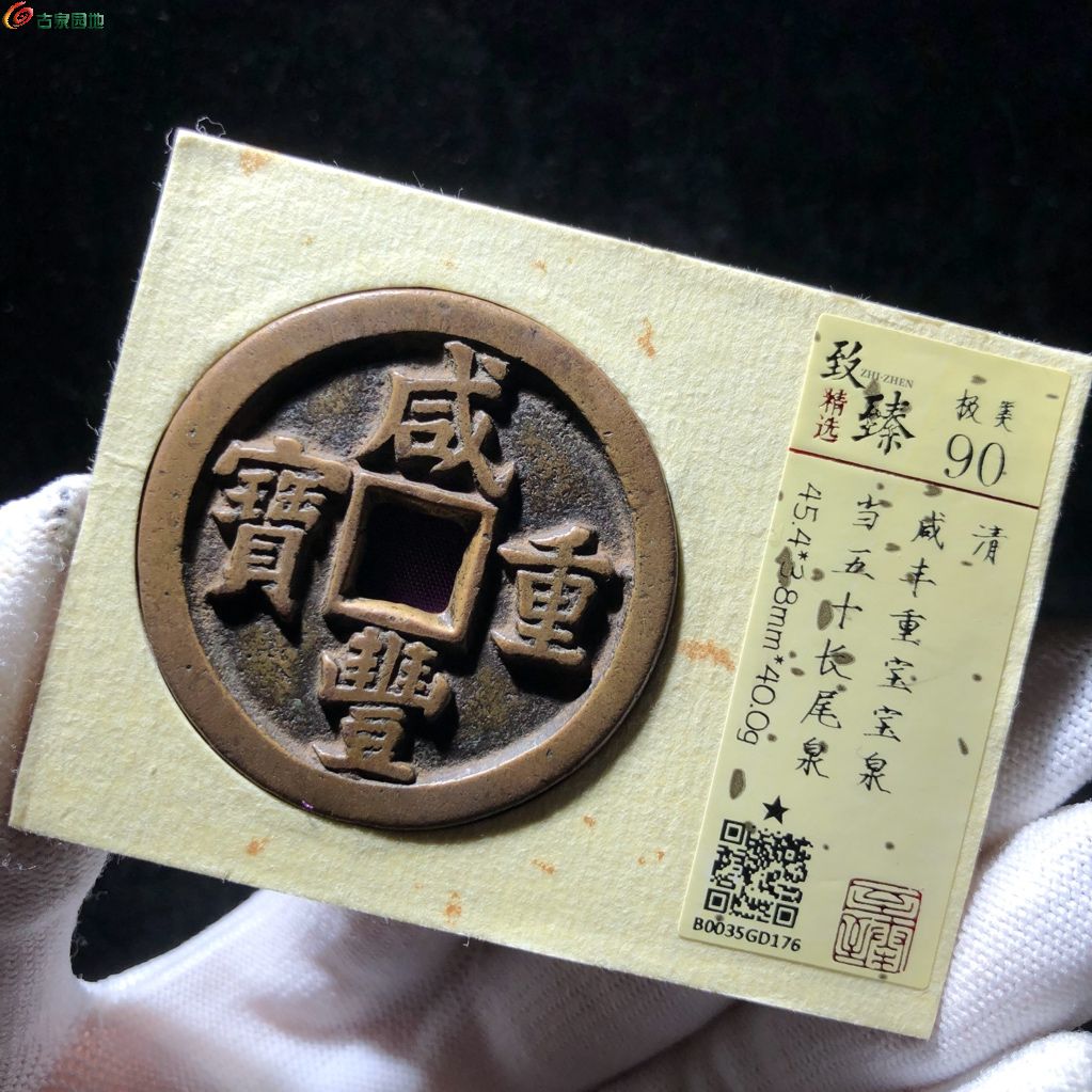 咸丰重宝宝泉当五十长尾泉