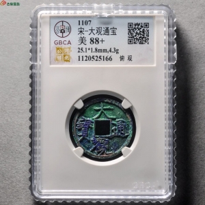 大观通宝俯观成交图