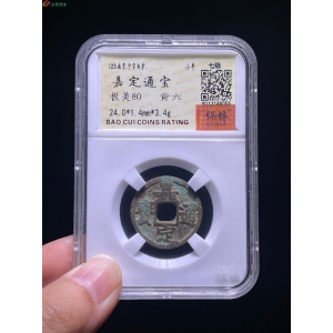 嘉定通宝小平背六成交图