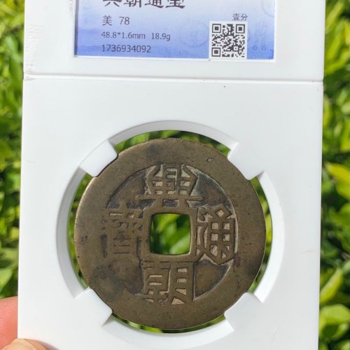 兴朝通宝壹分大样