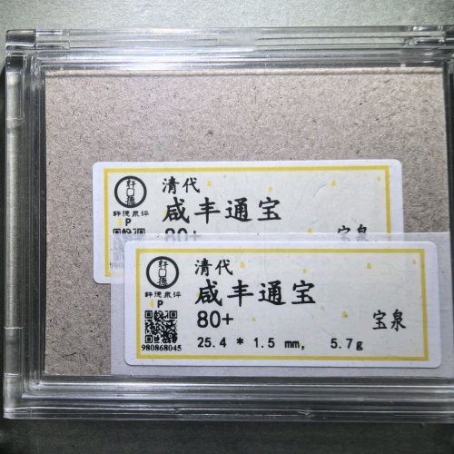 咸丰通宝宝泉大样