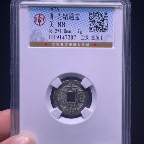 光绪通宝宝泉宣统手